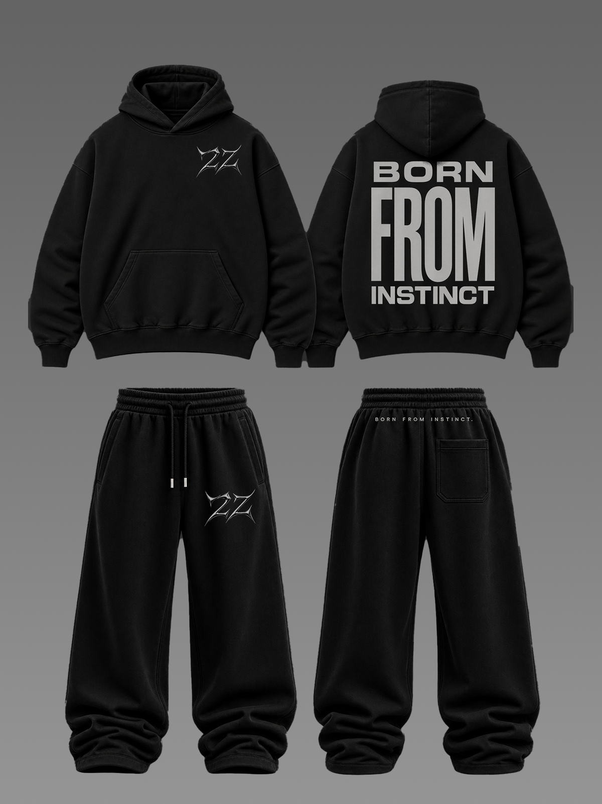 BORN FROM INSTINCT - BLACK | Full Set