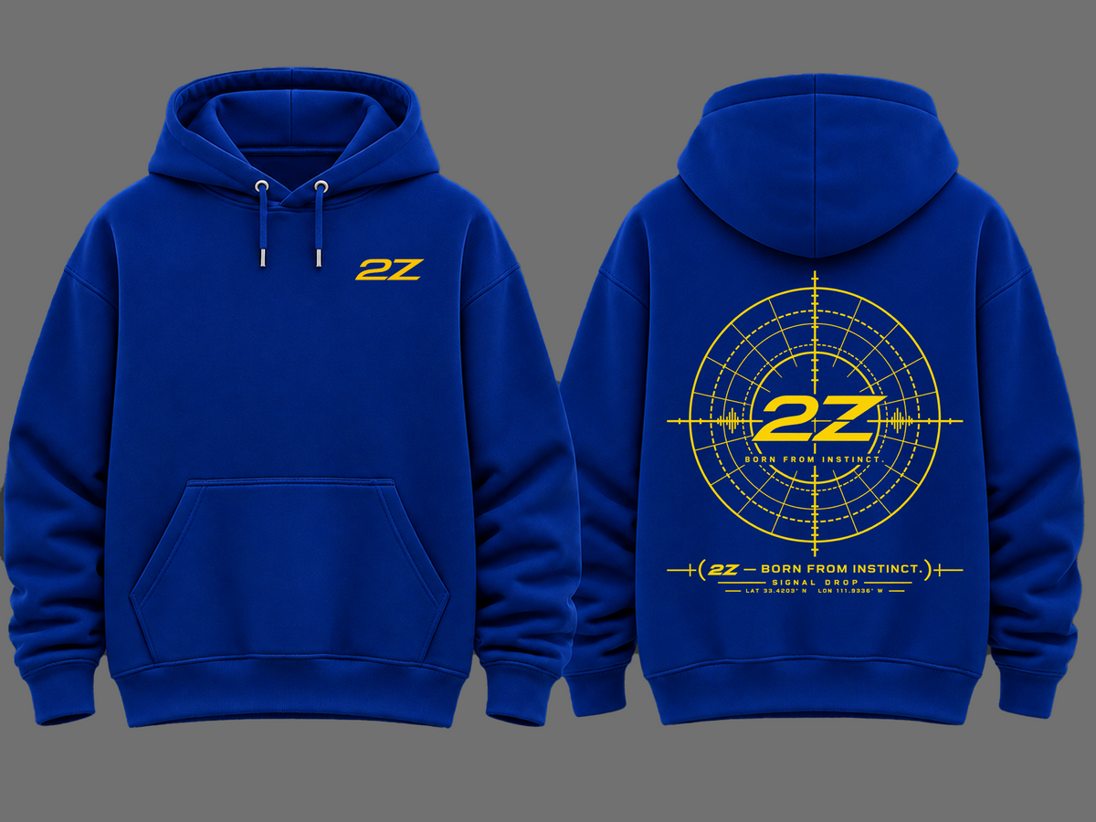SIGNAL — NAVY | Hoodie Oversize