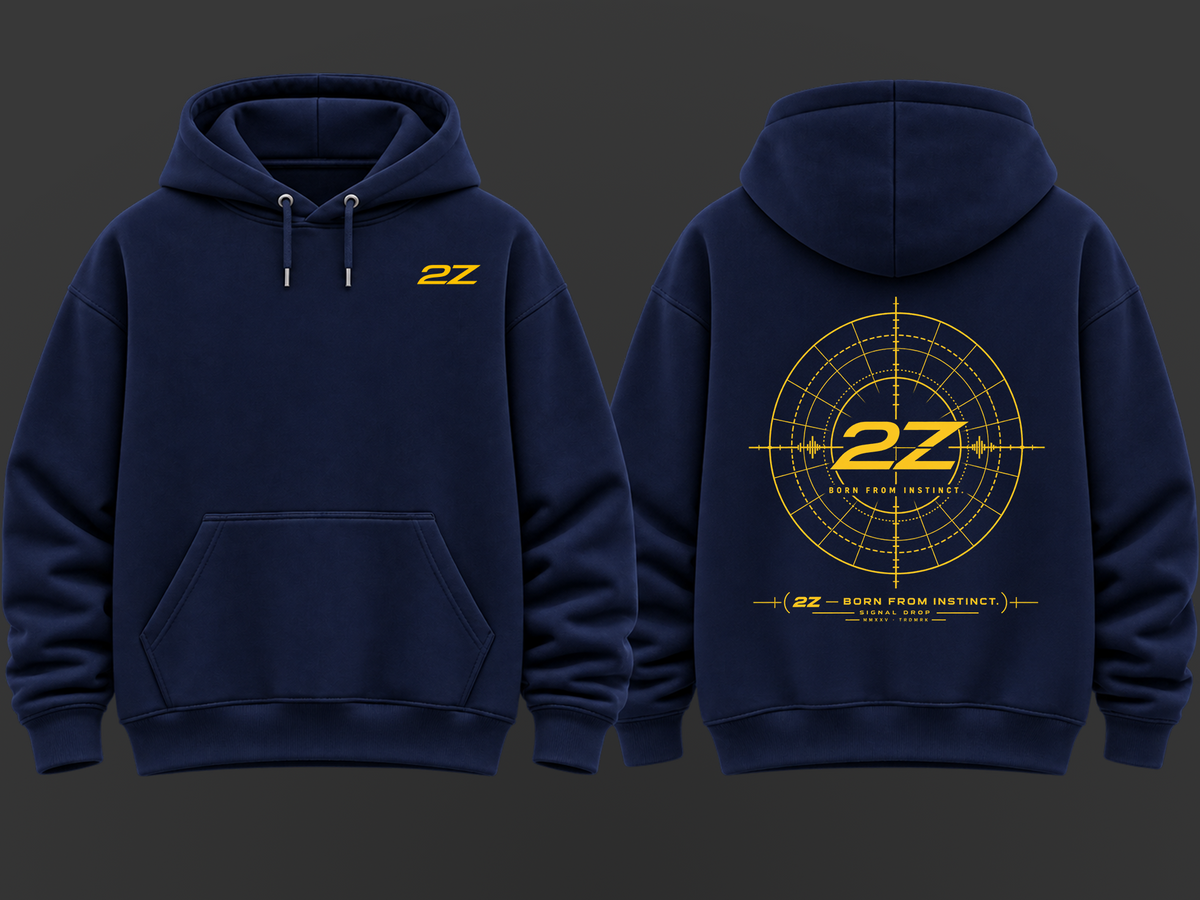SIGNAL — COBALT | Hoodie Oversize